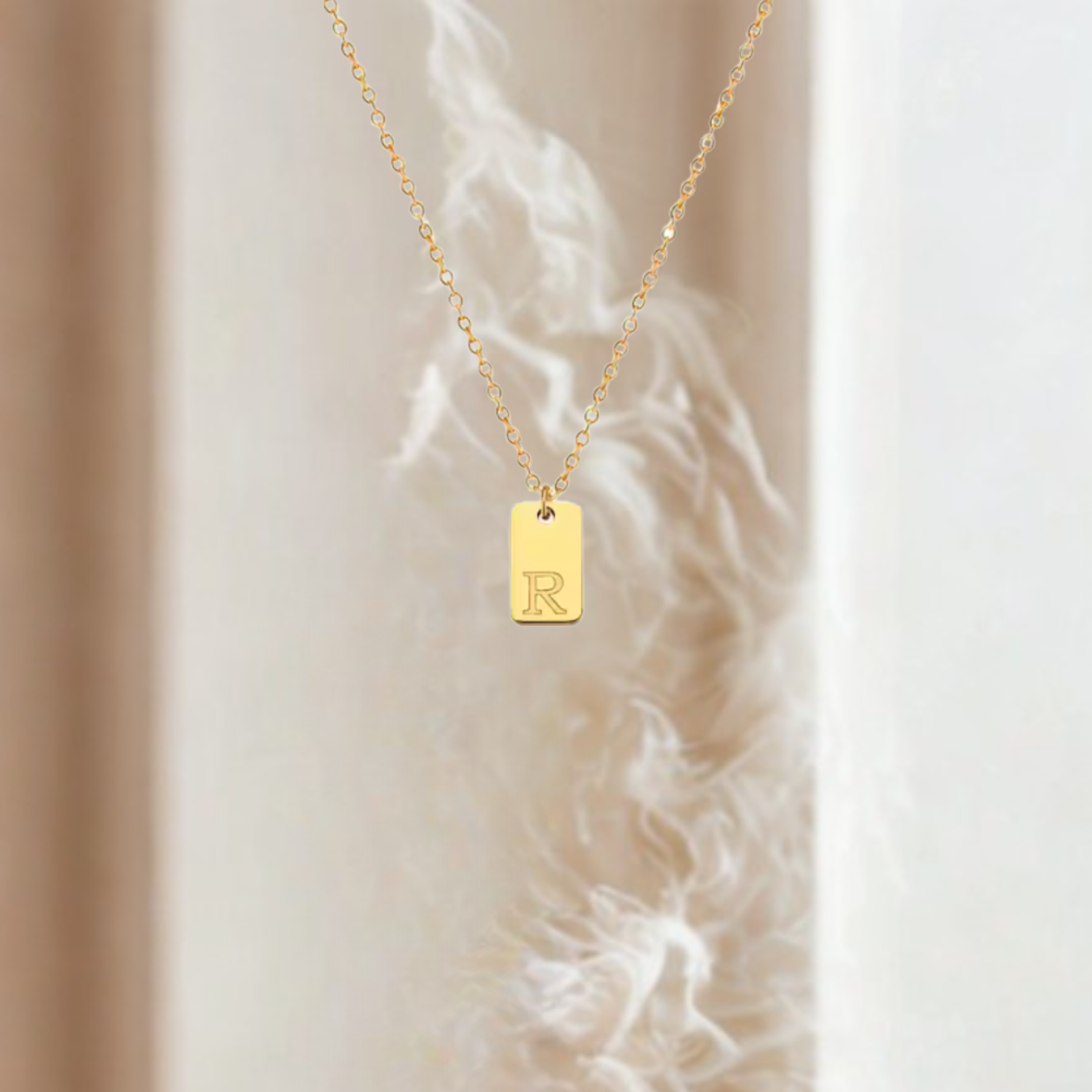 Simple Necklace (gold - R)