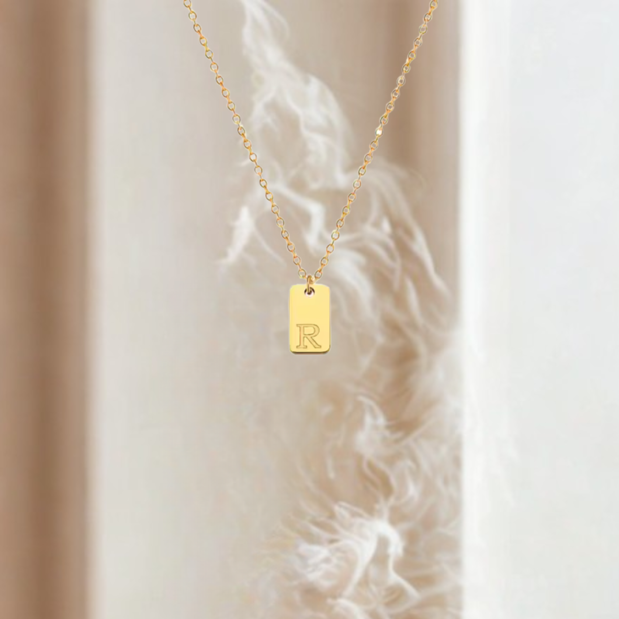 Simple Necklace (gold - R)