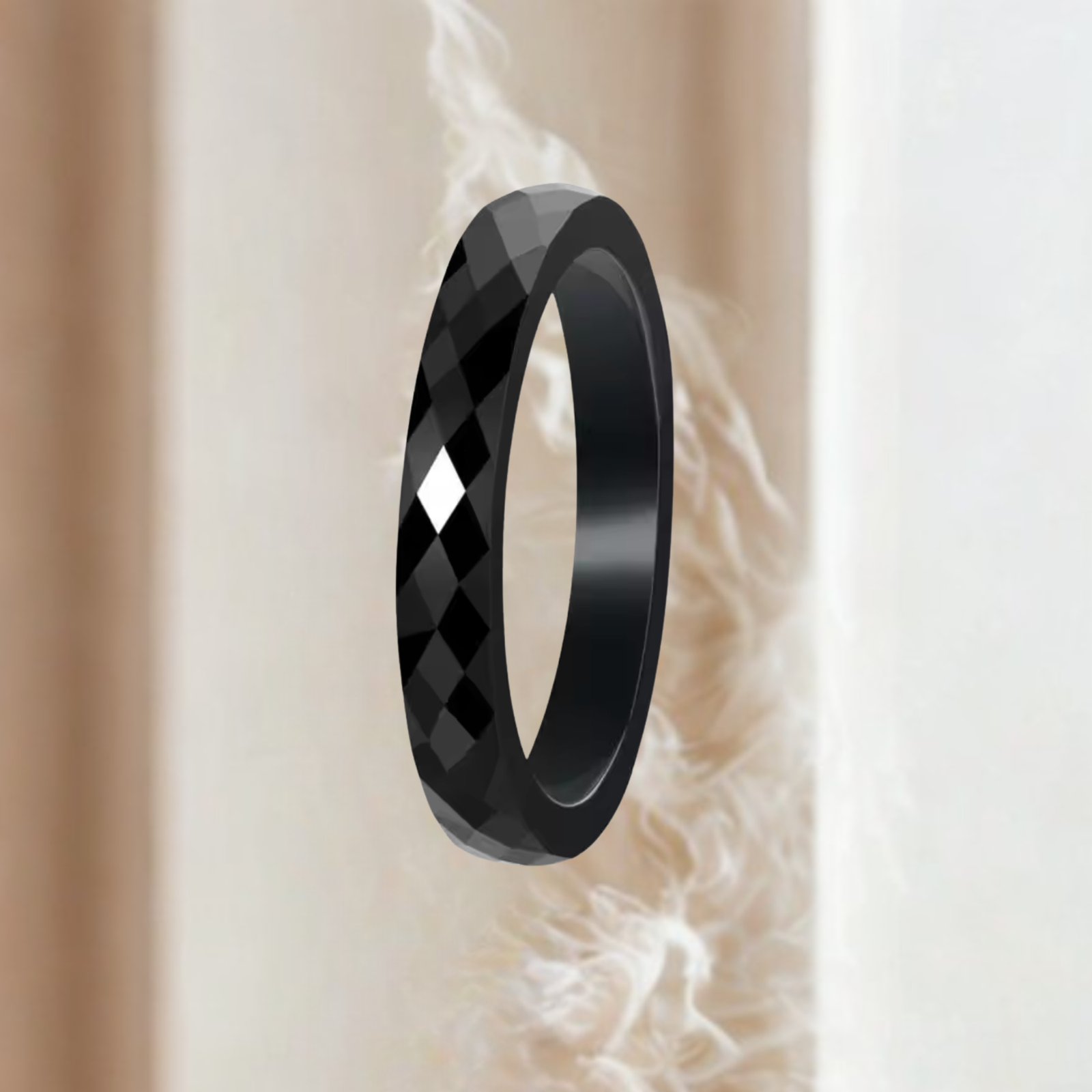 Acrylic Ring (black size 10)