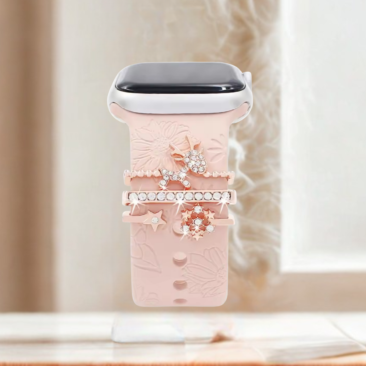 Watch Charms Christmas Collection -Rose Gold Reindeer