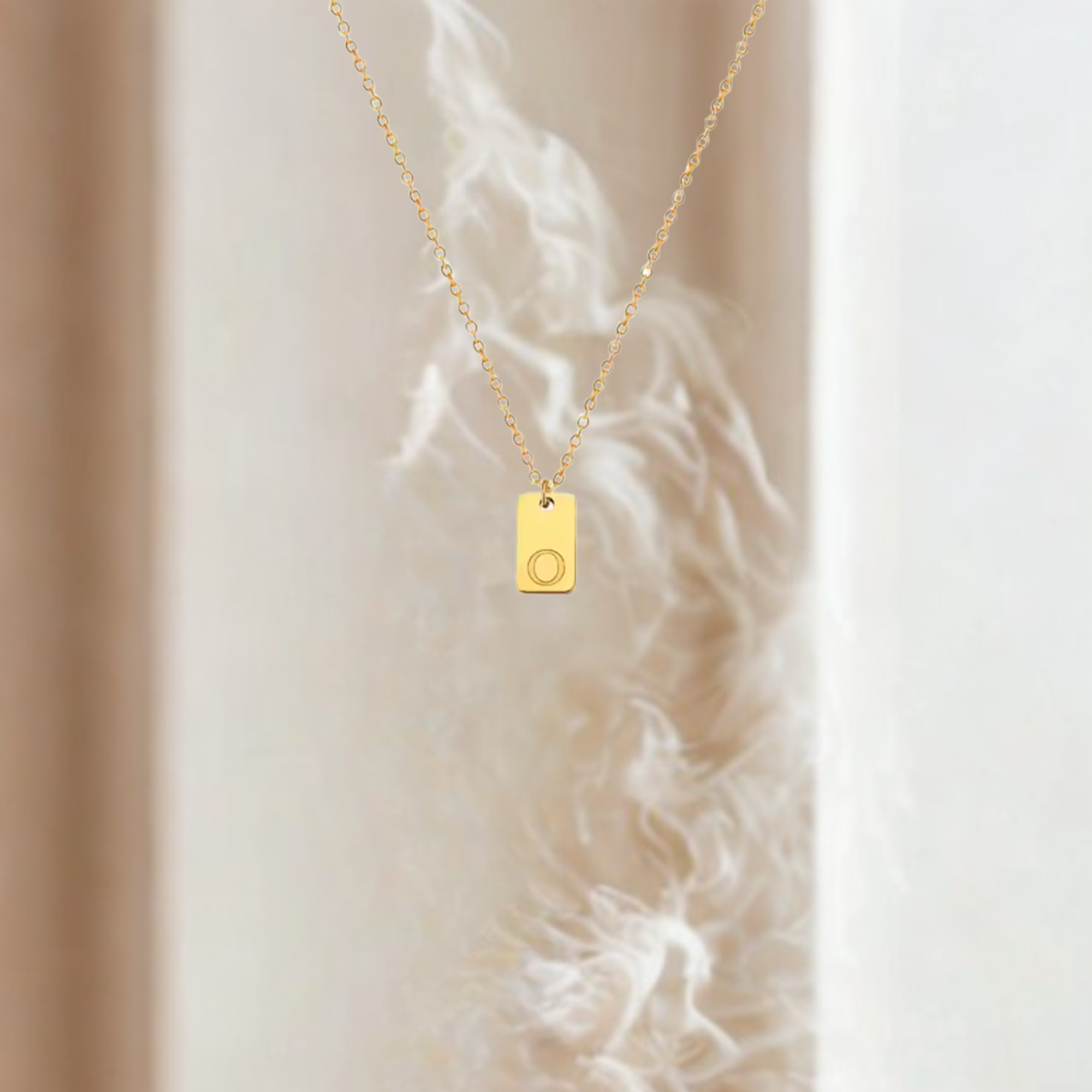 Simple Necklace (gold - O)