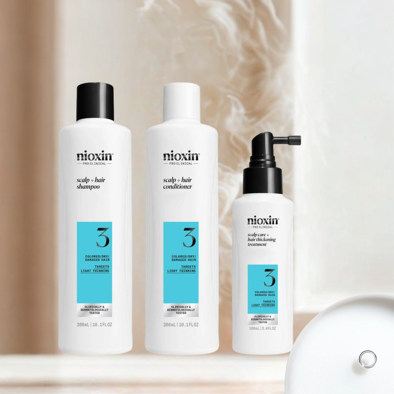 Nioxin SYS3 trial kit (100mL + 100mL + 50mL)