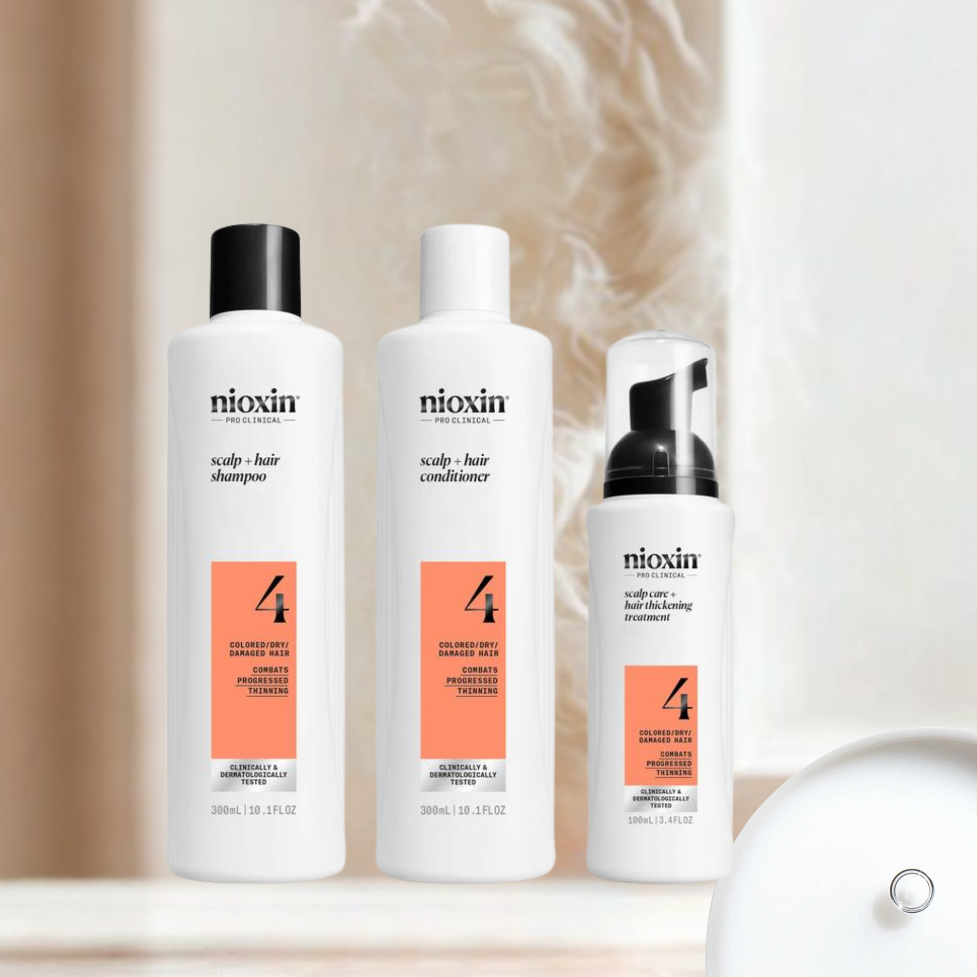 Nioxin SYS 4 trial kit (100mL + 100mL + 40mL)