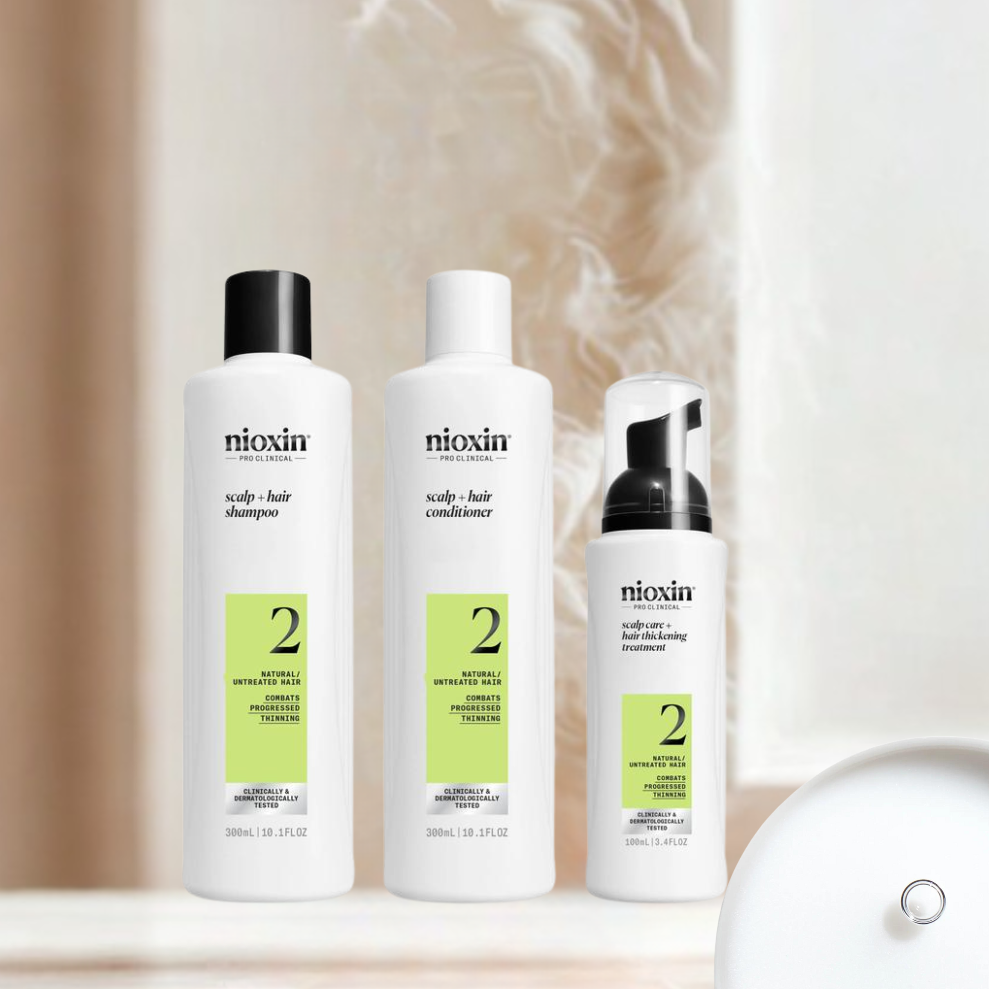 Nioxin SYS2 trial kit (100mL + 100mL + 40mL)