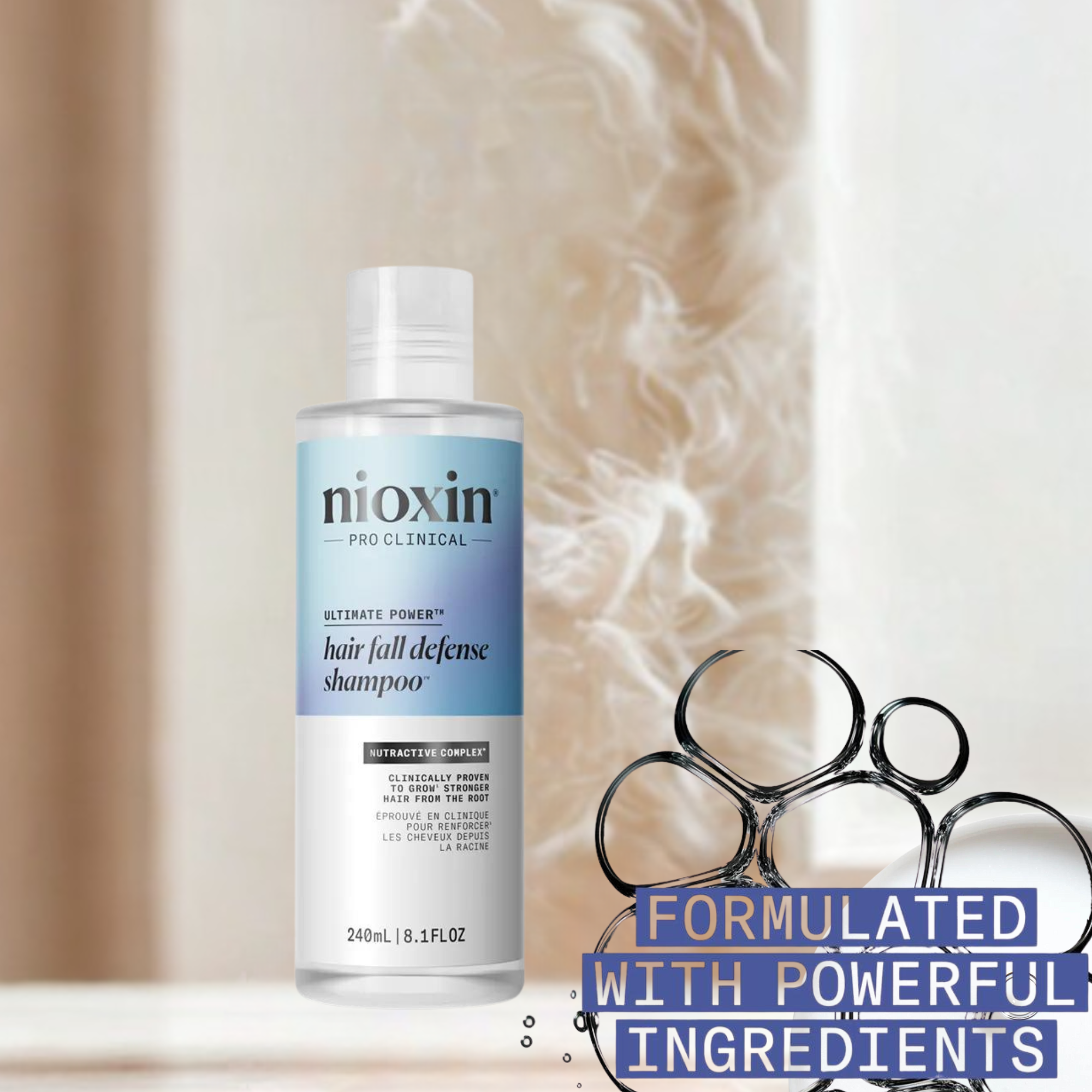 Nioxin hair fall defense shampoo 240mL