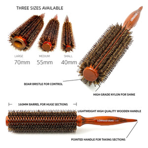 Lornaevans HairSet of brushes (3)