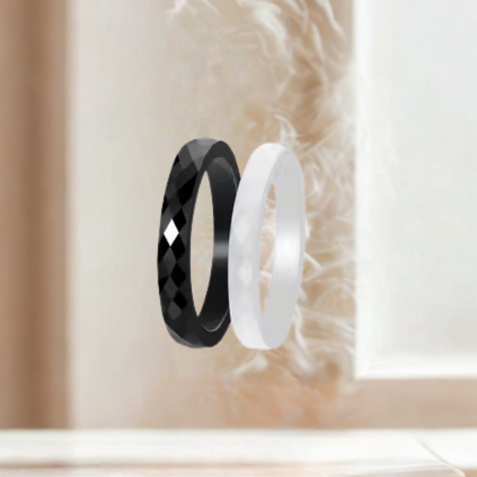 Acrylic Ring (white size 5)