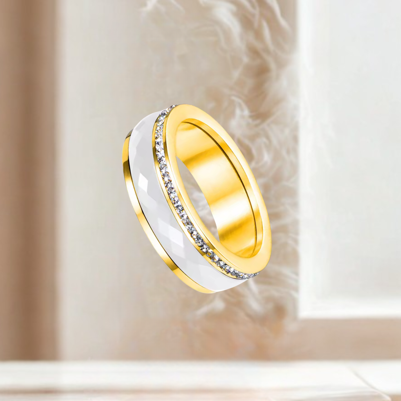 Serenity Ring (gold-white size 8)