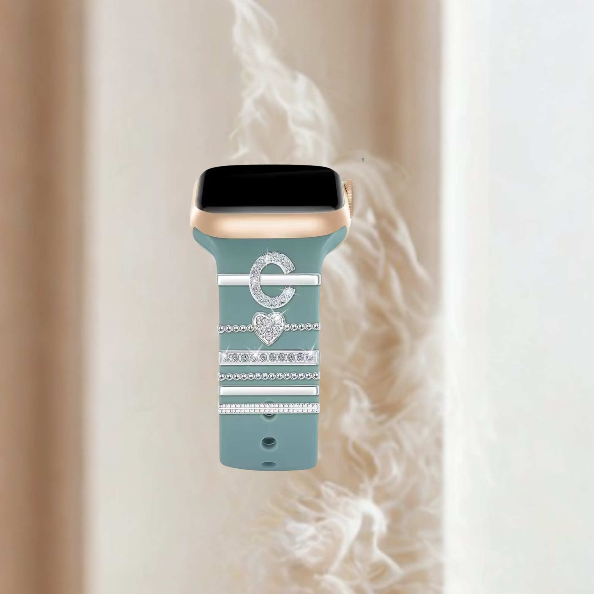 C watch charms silver