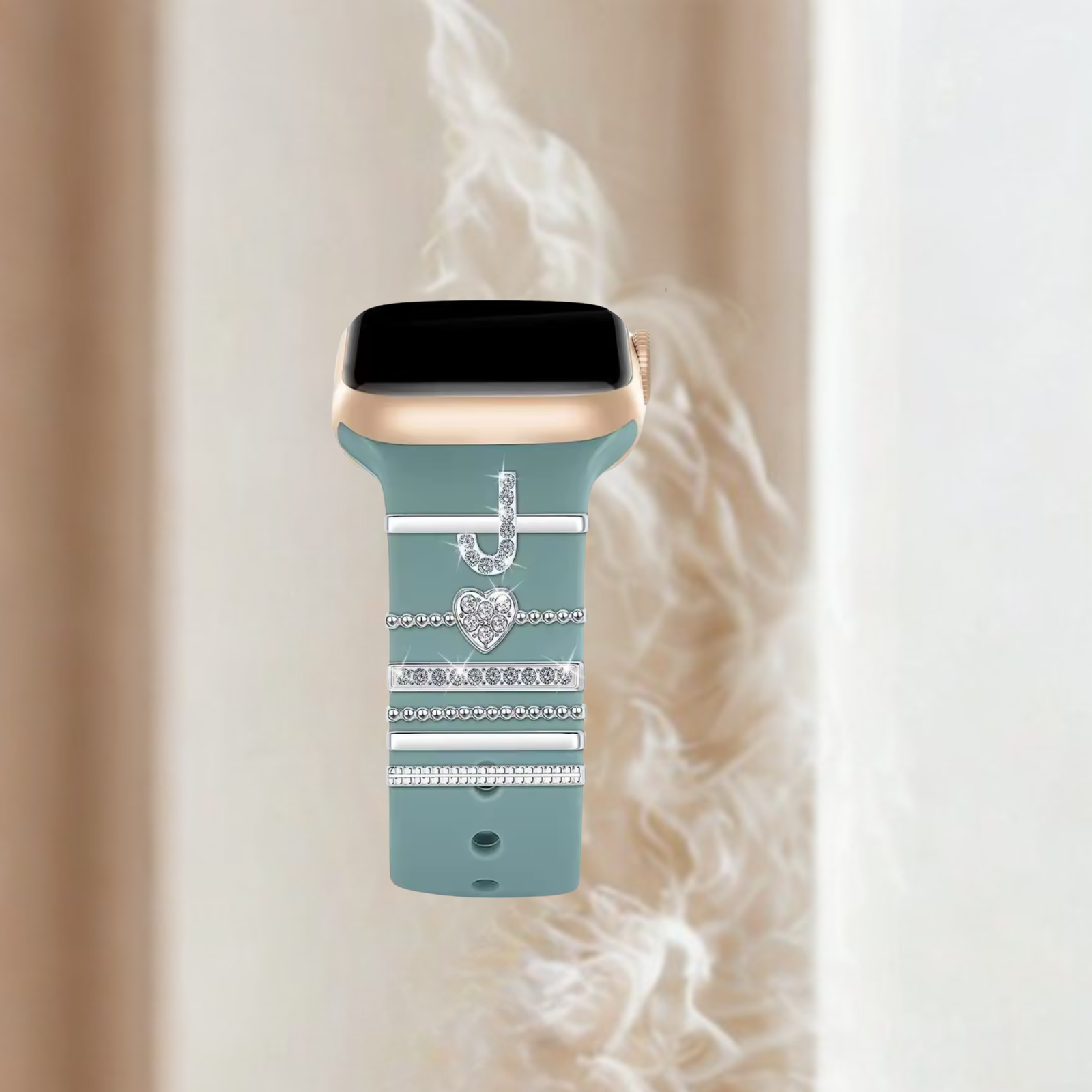 J watch charms silver