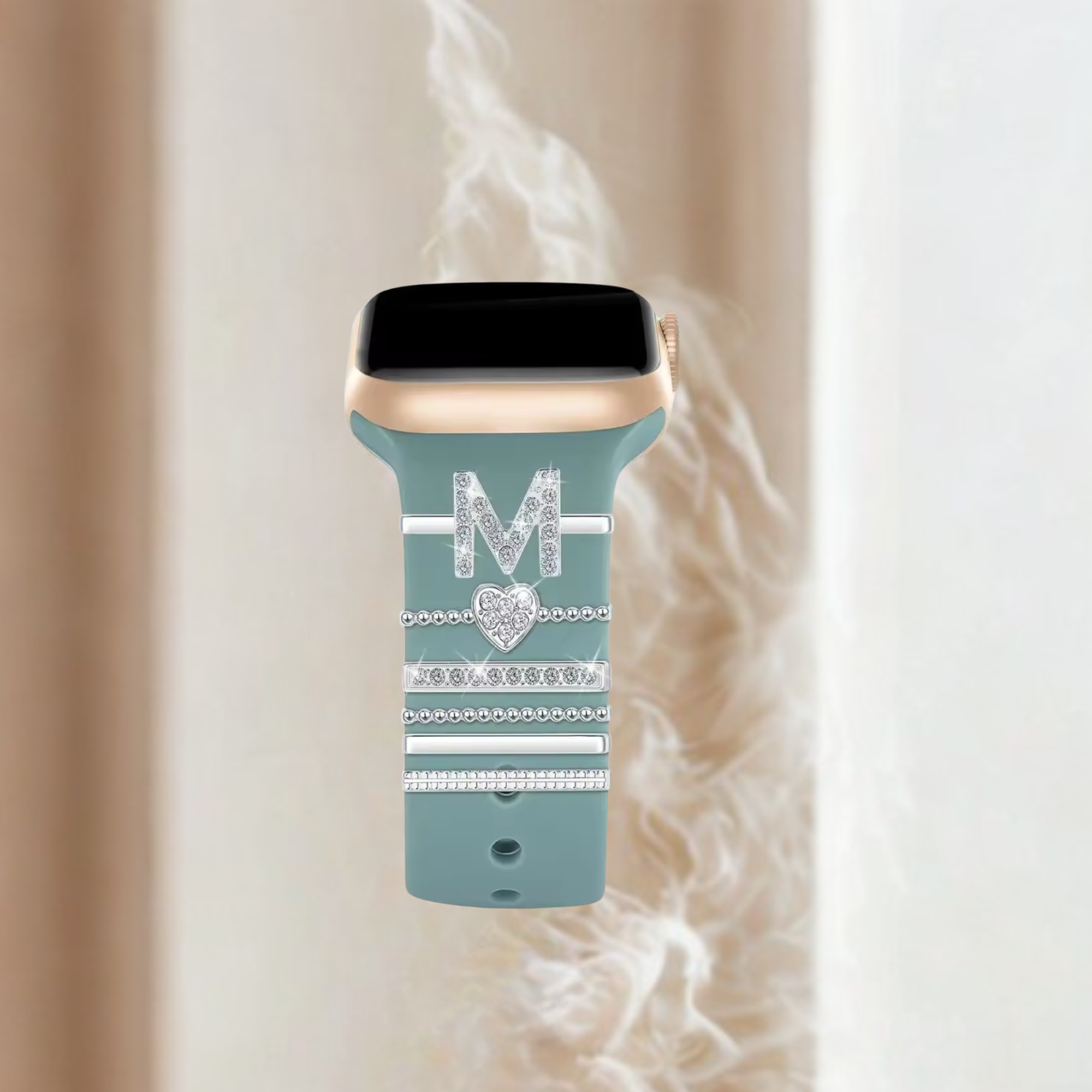 M watch charms silver