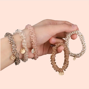 Small Crystal Hair Ties